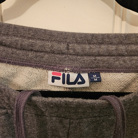 Used Medium Men's Gray Fila Sweatpants - Picture 7 of 12